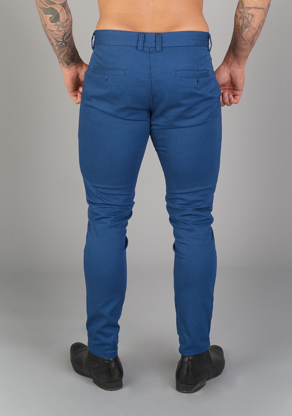 Peacock  Athletic Fit Chinos - 73.70 - Oxcloth -  muscle-fit for bodybuilders and athletes