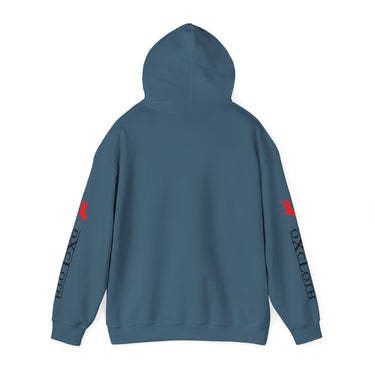 The Crossfitter - Indigo Blue Hooded Sweatshirt