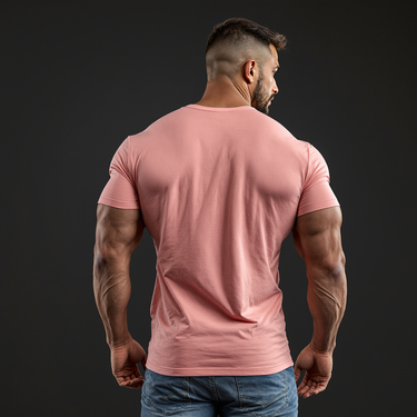 Pink Muscle Fit T-Shirt
