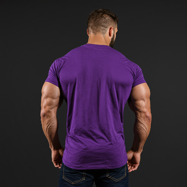 Purple Muscle Fit T-Shirt