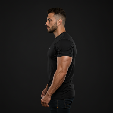 Black Muscle Fit T-Shirt