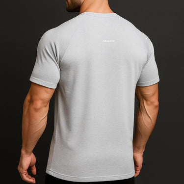 Classic Logo Raglan Tee – Athletic Heather