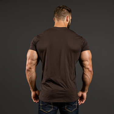 Dark Chocolate Muscle Fit T-Shirt