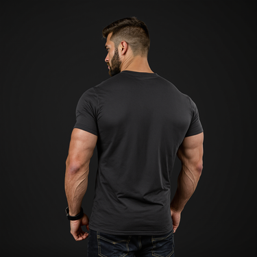 Dark Grey Muscle Fit T-Shirt
