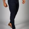 Oxcloth Dark Blue Athletic fit chinos offering a perfect blend of comfort and style for well-built physiques, with a contoured waist and muscle fit design for an on-trend appearance.