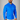 Electric Blue muscle fit shirt on an athletically built model, showcasing the athletic fit design that enhances physique, with stretch fabric for comfort and mobility